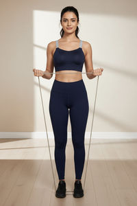 Zelocity High Impact Quick Dry Sports Bra - Black Iris — thumbnail 5